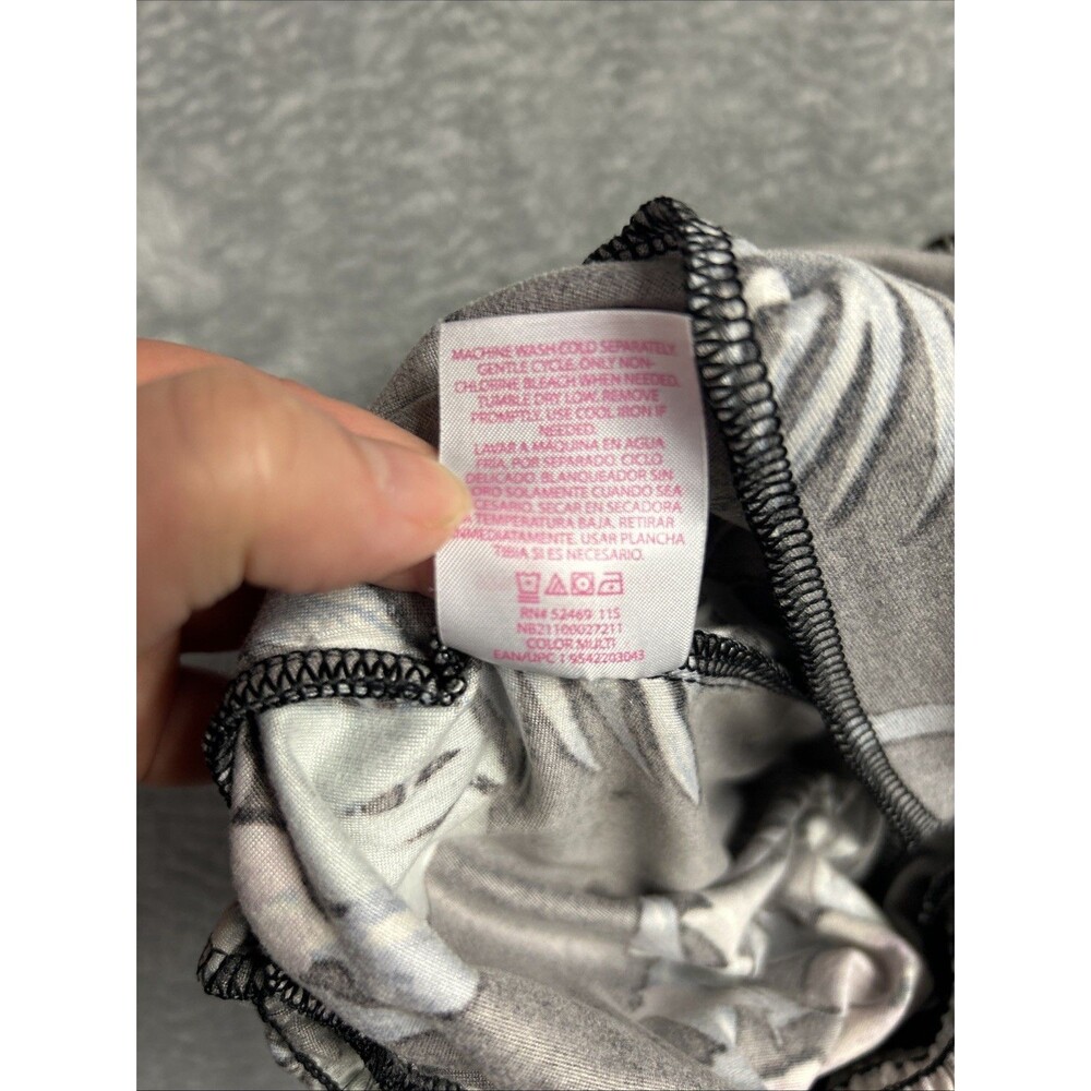 NO BOUNDARIES Womens XS 1 Black Floral Print Strapless Wide Leg Jumpsuit Romper - Picture 16 of 16